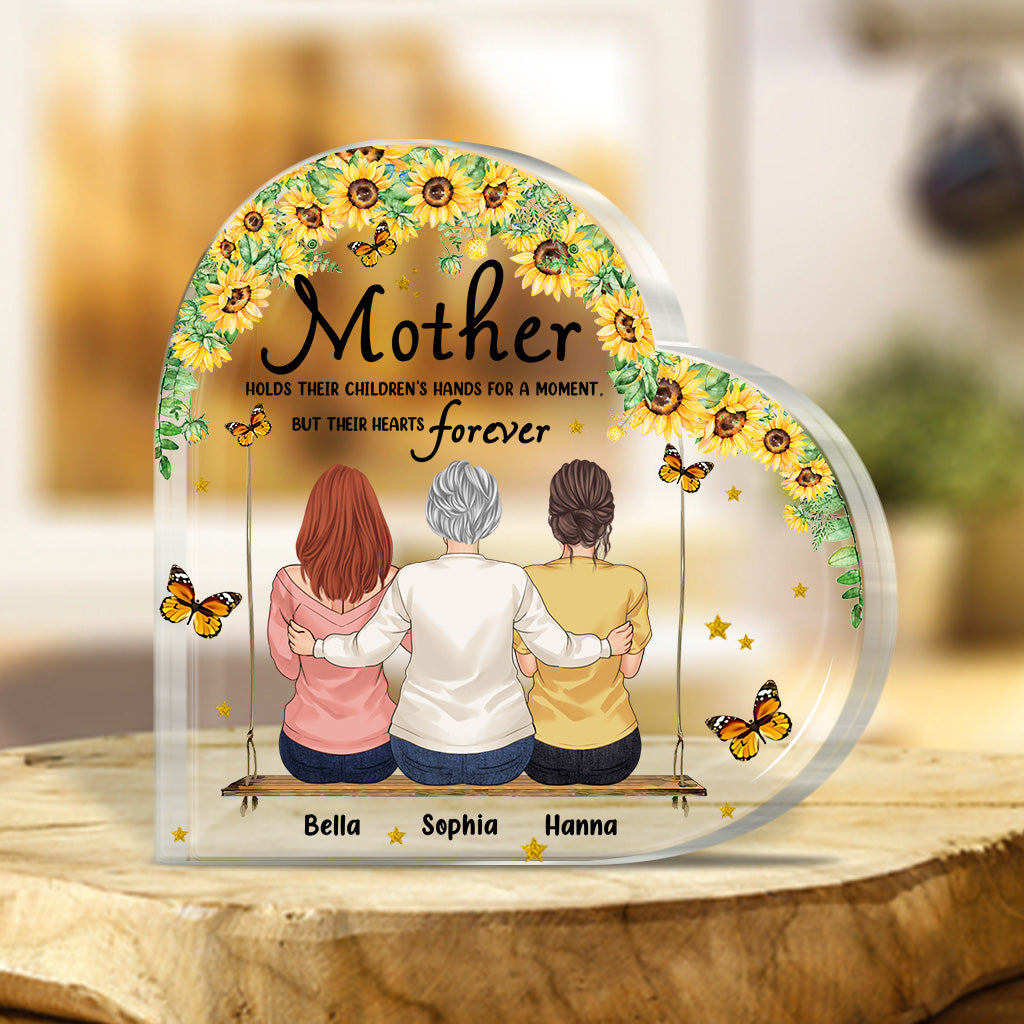 Love Forever - Personalized Mother's Day Mother Custom Shaped Acrylic Plaque