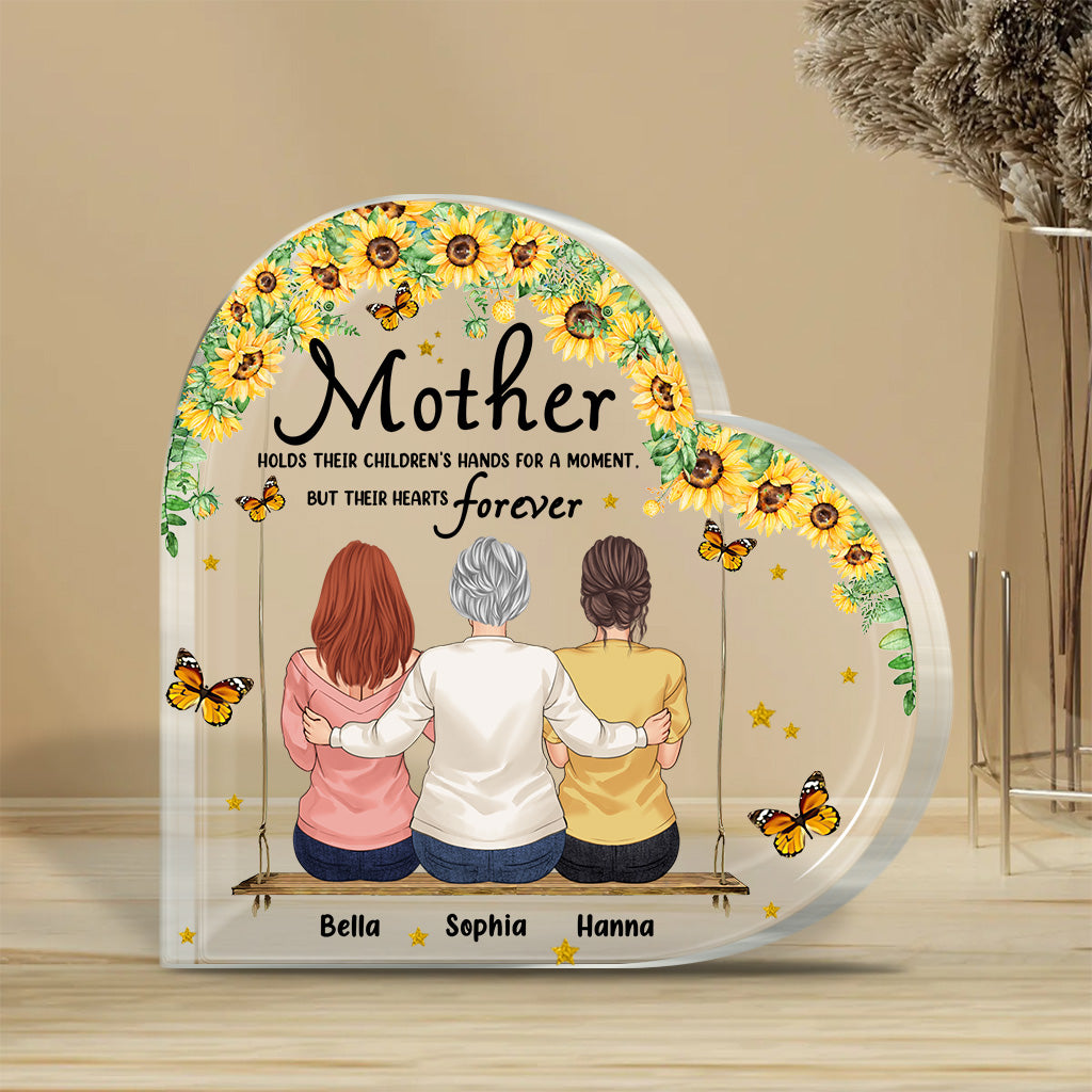 Love Forever - Personalized Mother's Day Mother Custom Shaped Acrylic Plaque