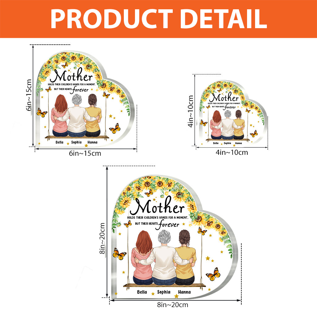 Love Forever - Personalized Mother's Day Mother Custom Shaped Acrylic Plaque