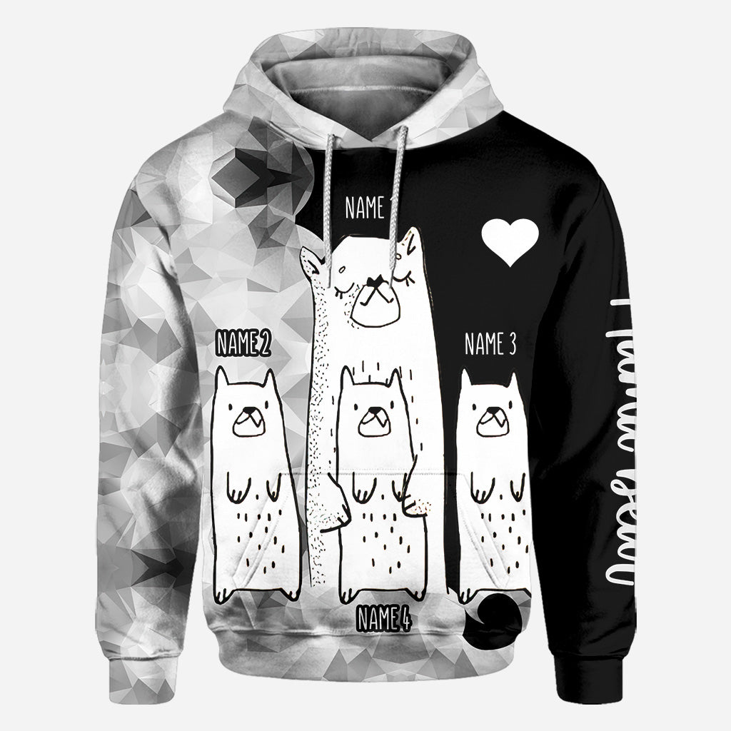 Mama Bear - Personalized Mother's Day Mother All Over T-shirt and Hoodie