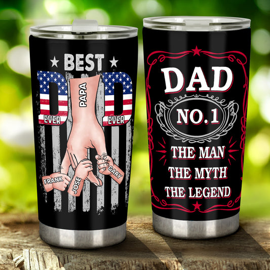 Best Dad Ever - Personalized Father Tumbler