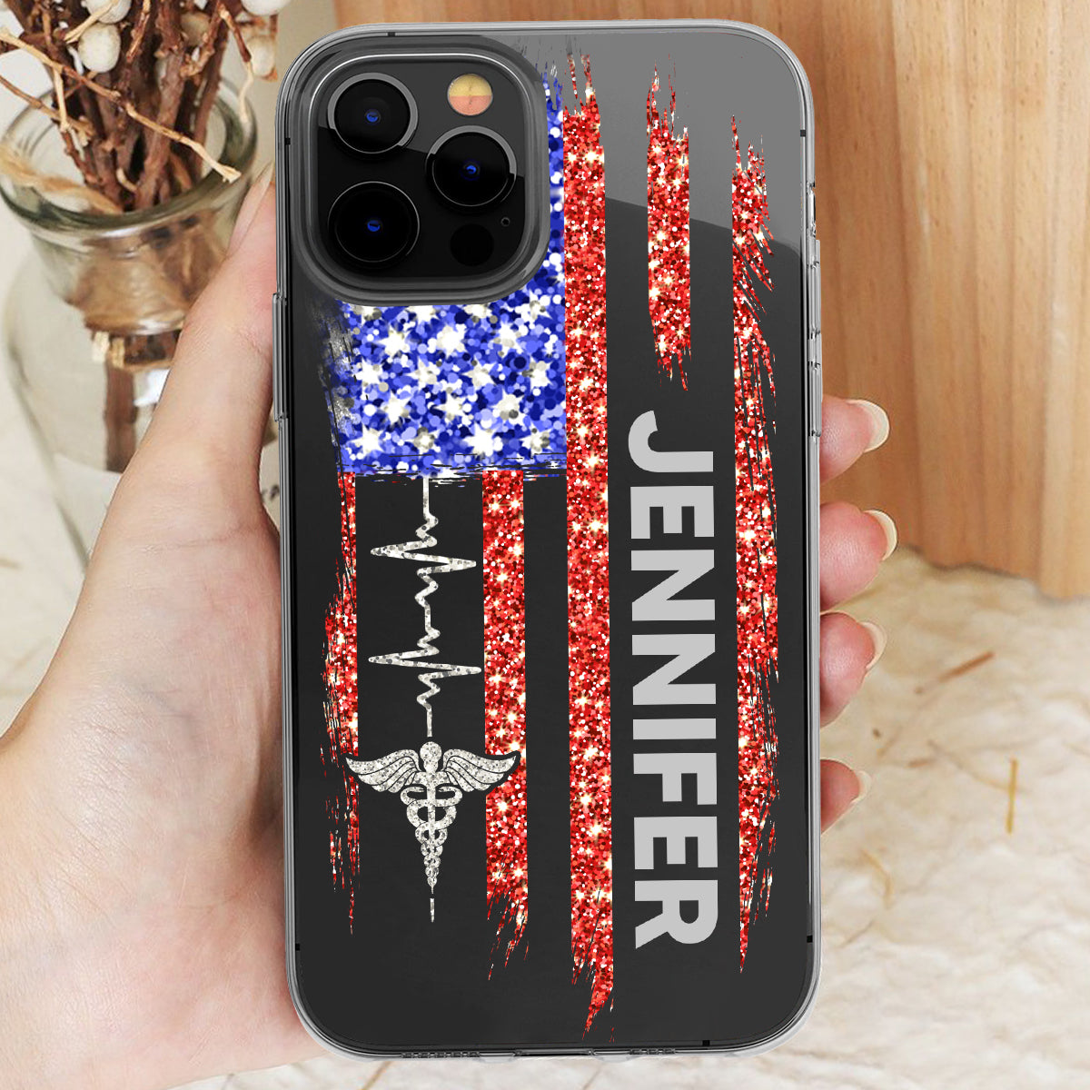 Nurse Life - Personalized Nurse Clear Phone Case