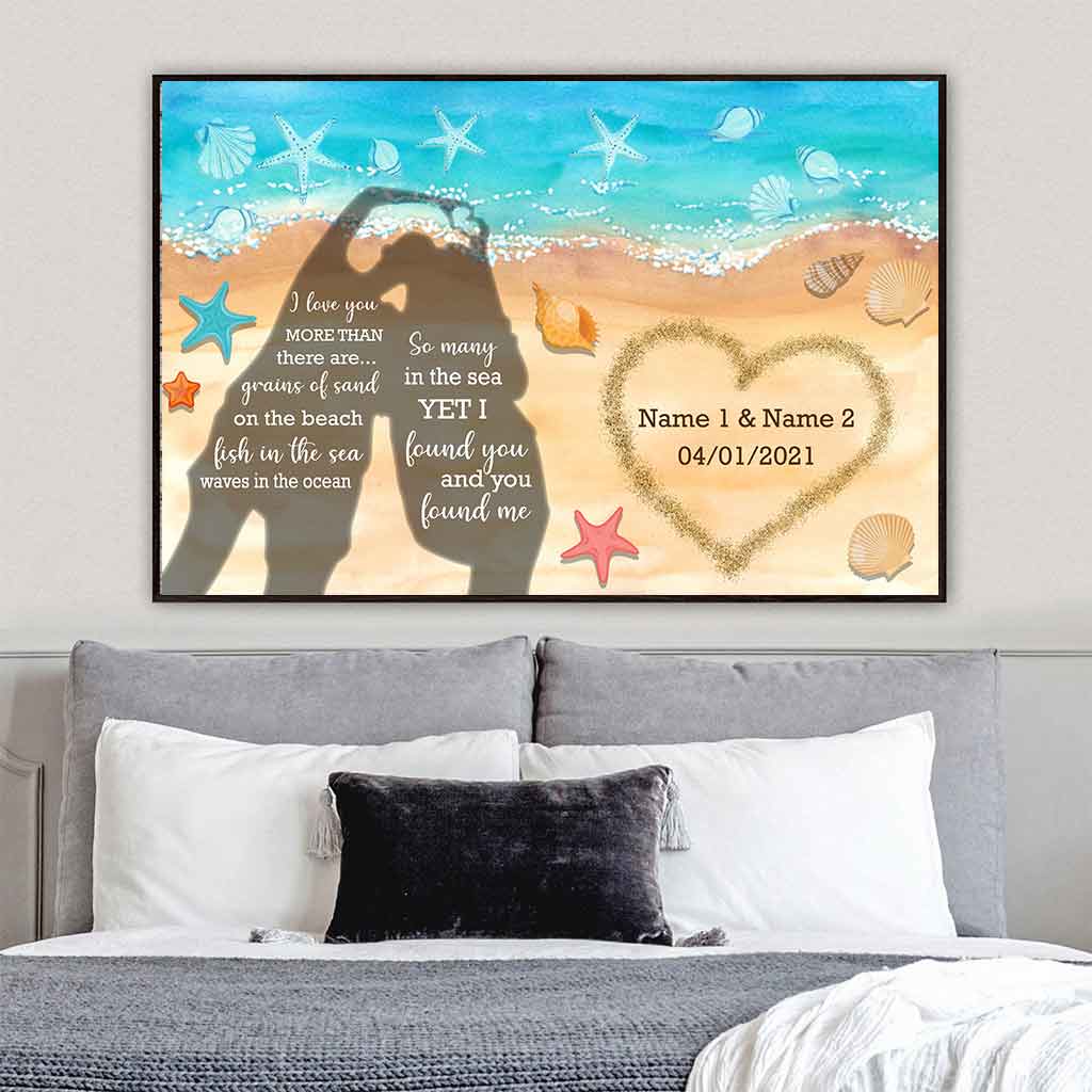 I Love You More - Sea Lover Personalized Poster