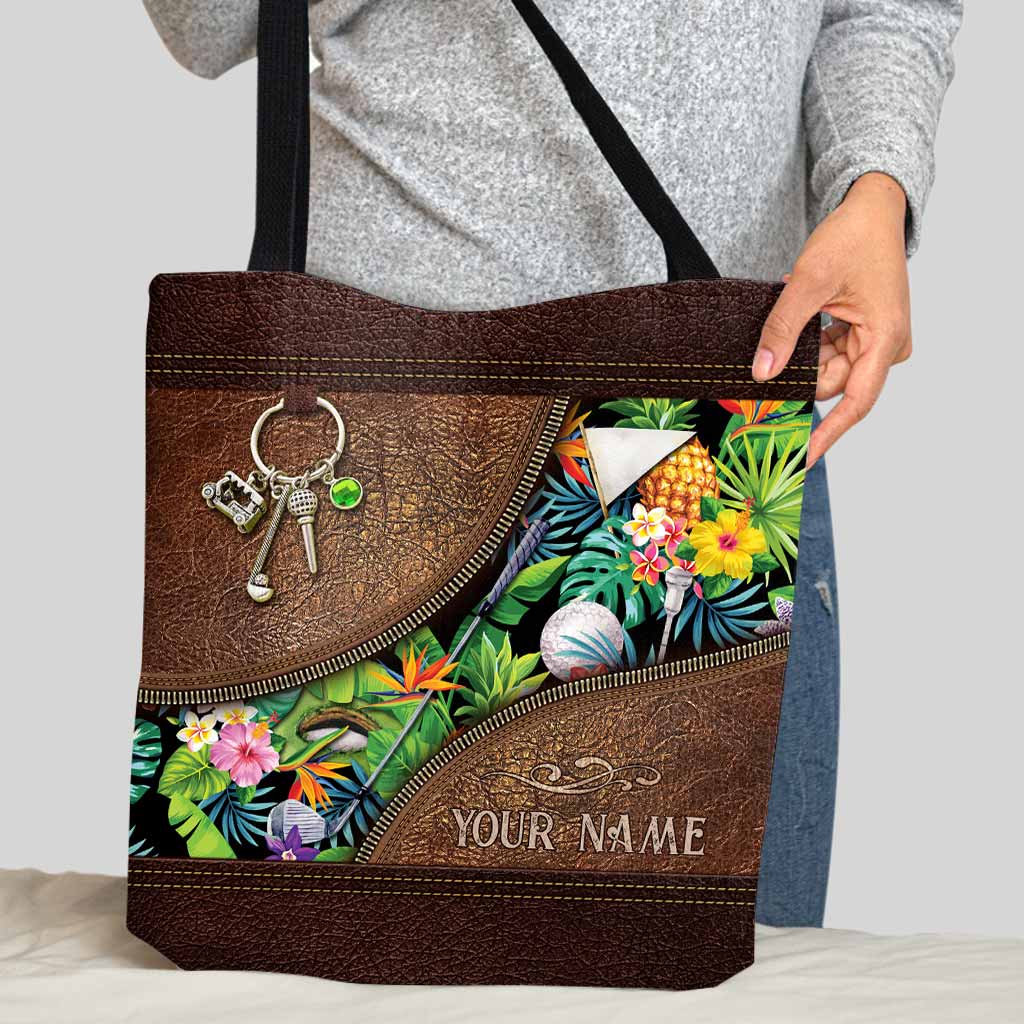 Summer Vibes - Golf Personalized Tote Bag