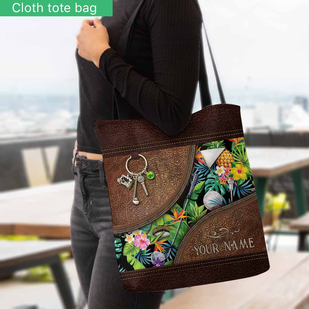 Summer Vibes - Golf Personalized Tote Bag