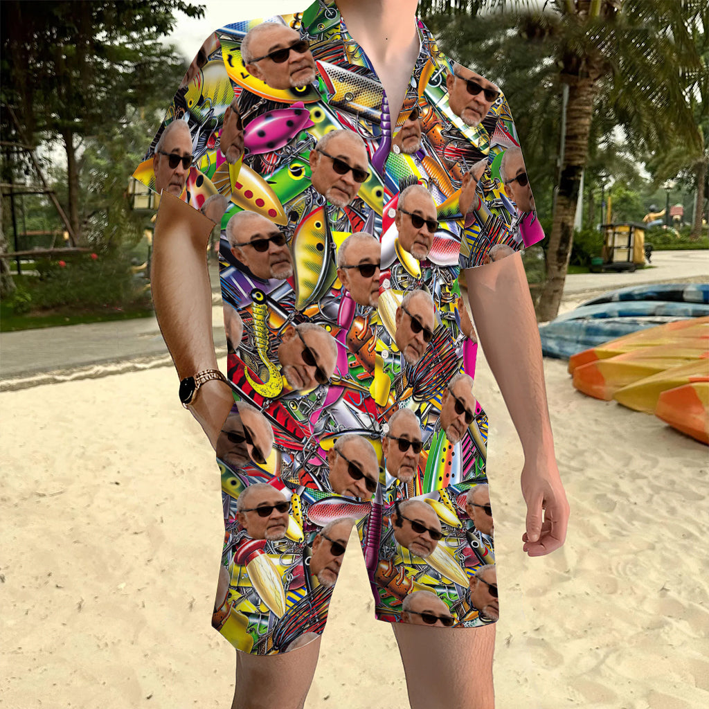 Love Fishing - Fishing gift for dad, grandpa, him, husband - Personalized Set