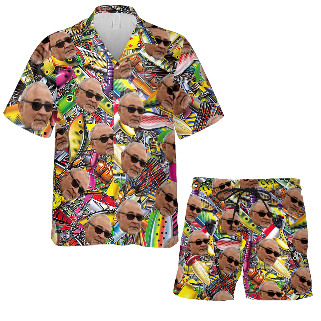 Love Fishing - Fishing gift for dad, grandpa, him, husband - Personalized Set