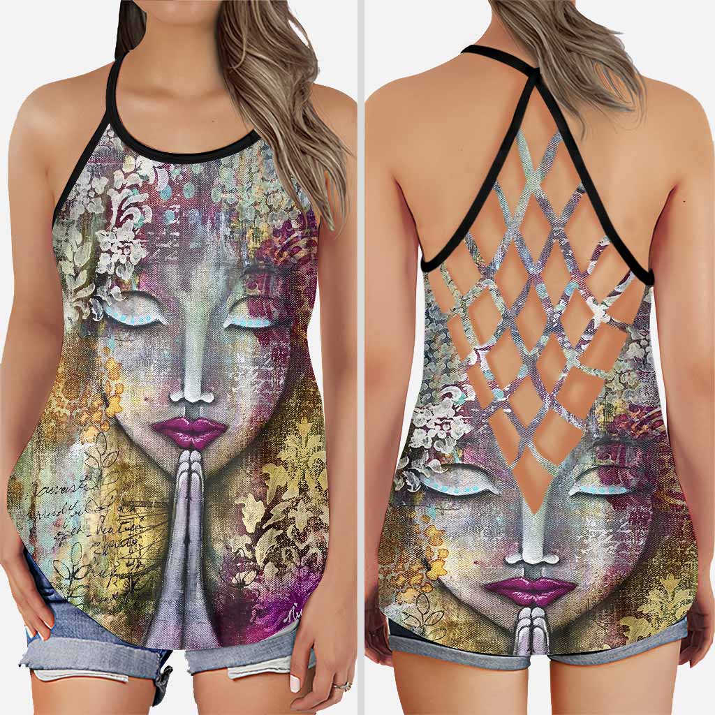 Namaste Cross Tank Top