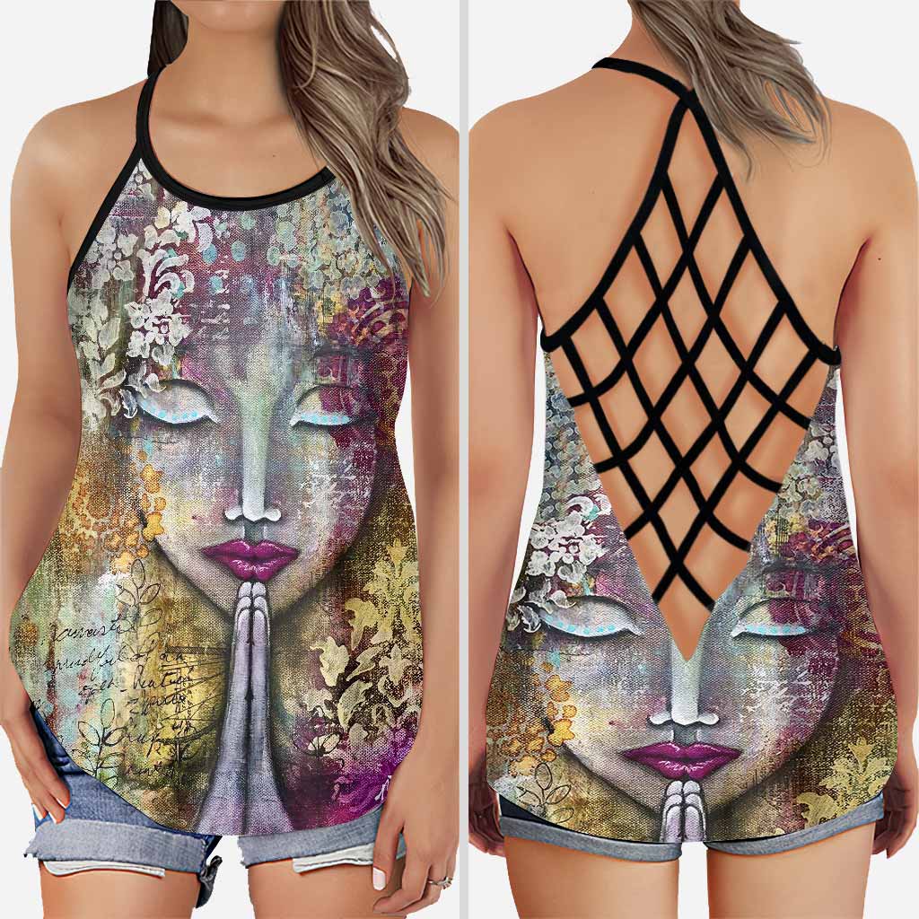 Namaste Cross Tank Top