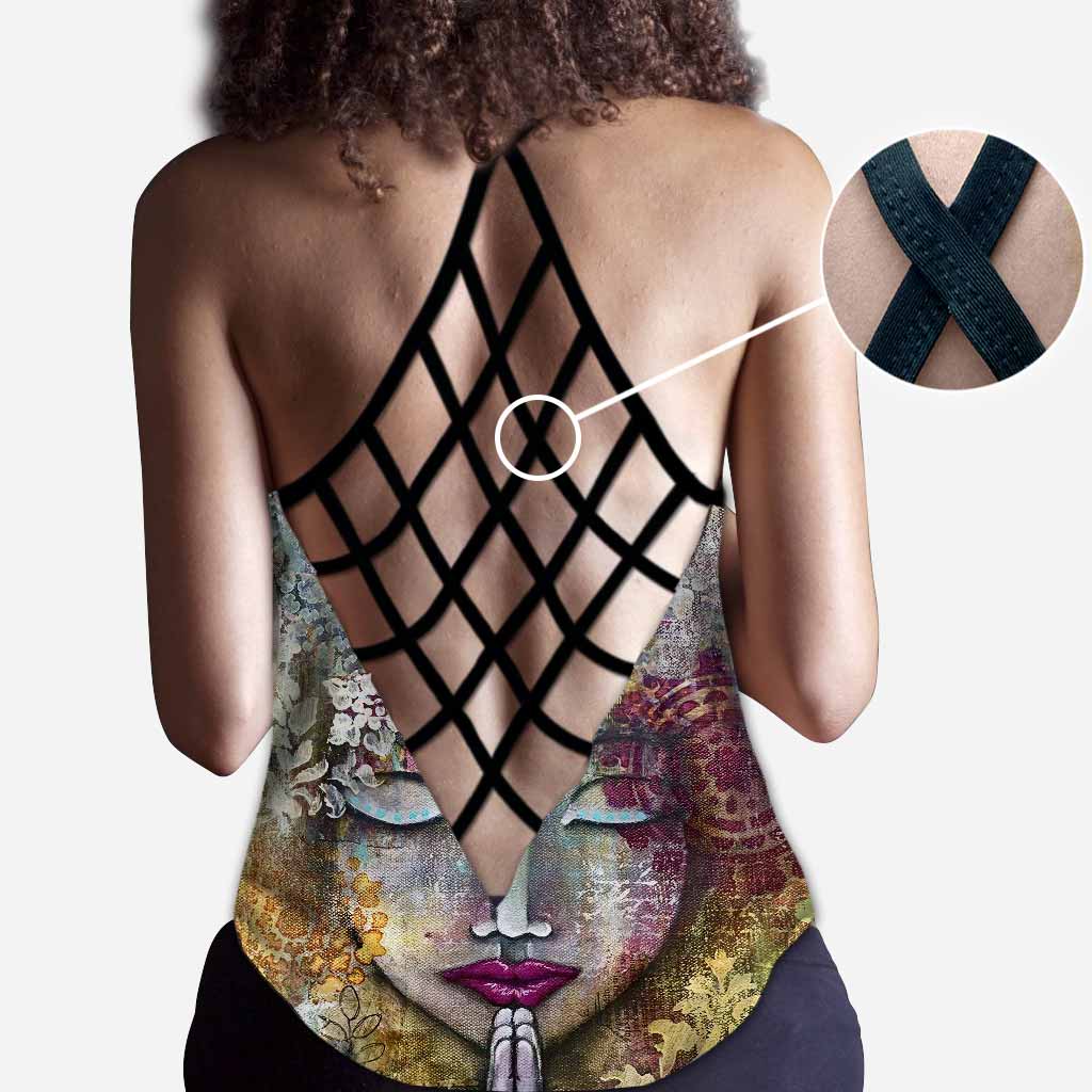 Namaste Cross Tank Top