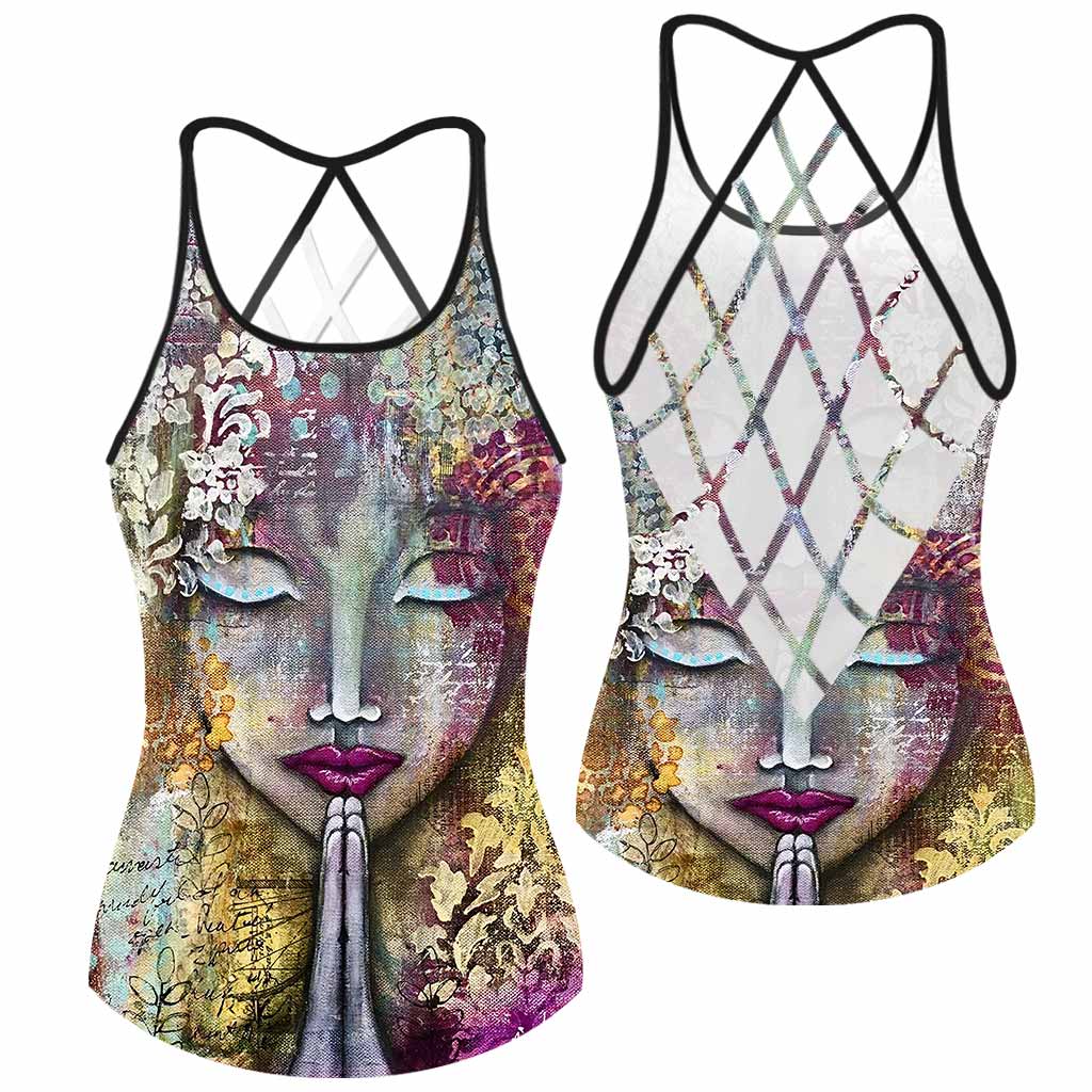 Namaste Cross Tank Top
