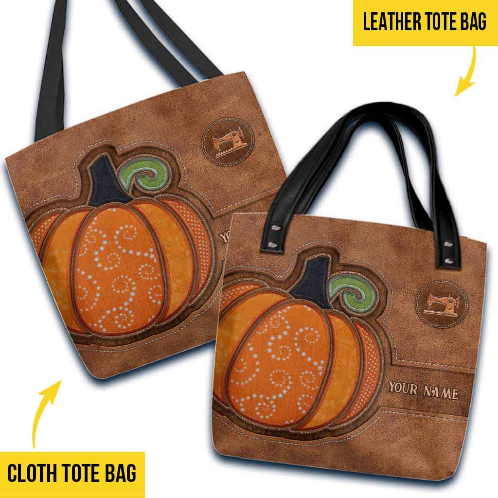 Love Pumpkin - Quilting Personalized Tote Bag