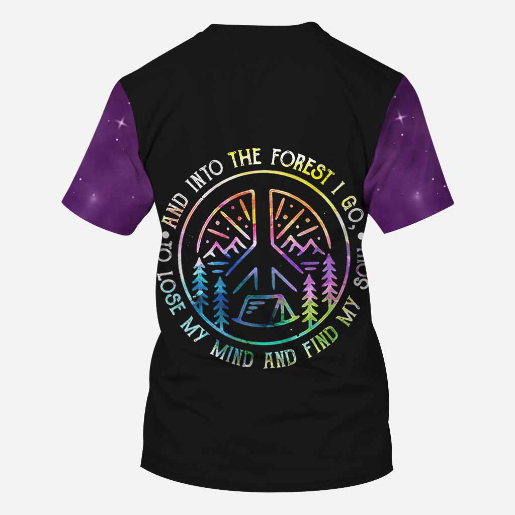 And Into The Forest I Go - Hiking All Over T-shirt and Hoodie 112021