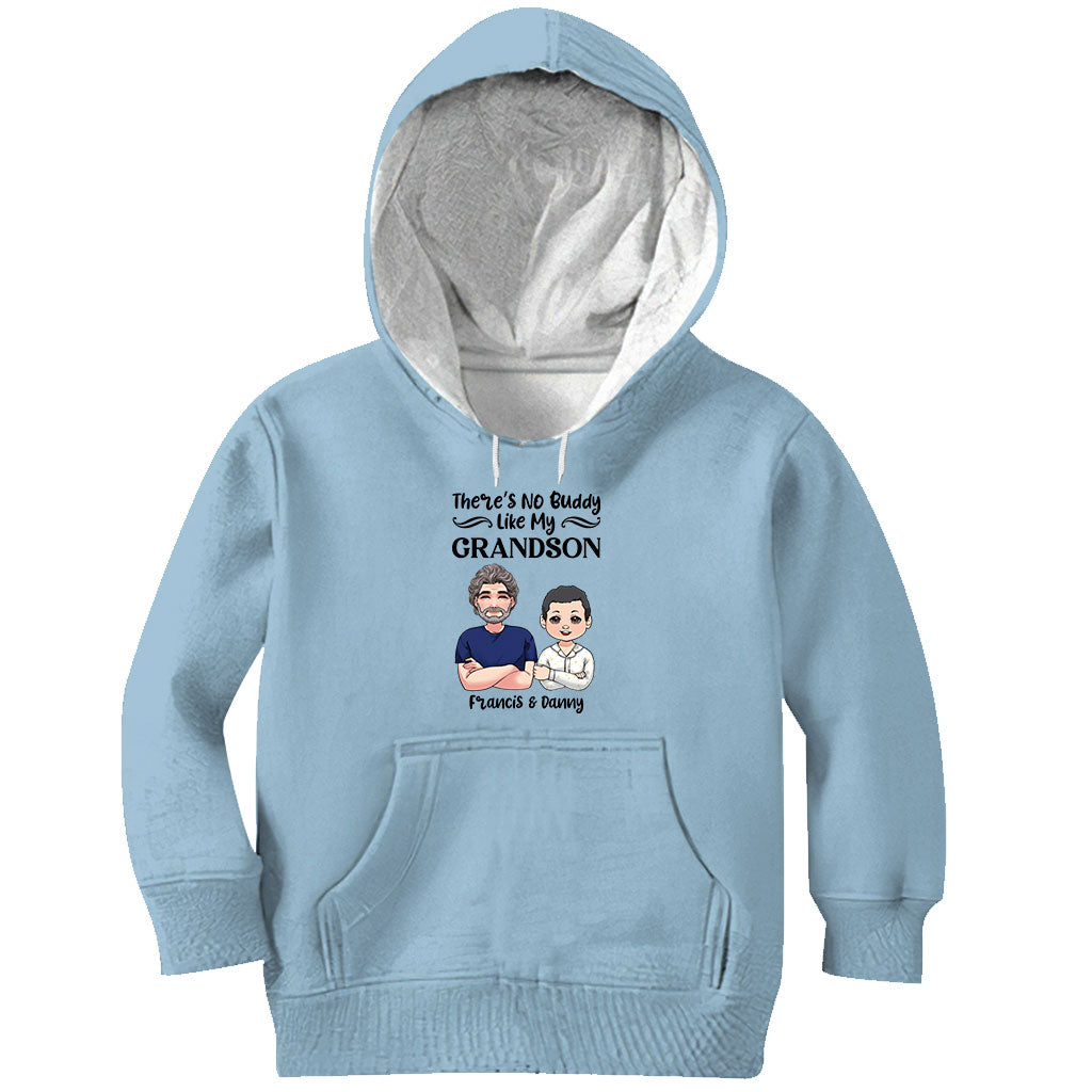 There Is No Buddy Like My Grandson/Granddaughter - Gift for grandpa - Personalized T-shirt And Hoodie