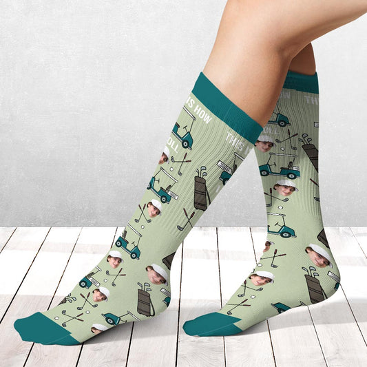 This Is How I Roll - Personalized Golf Socks