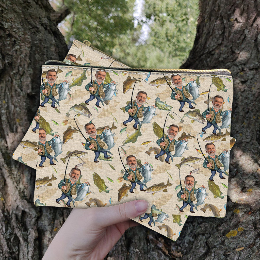 Photo Inserted Funny Fishing - Personalized Fishing Pouch