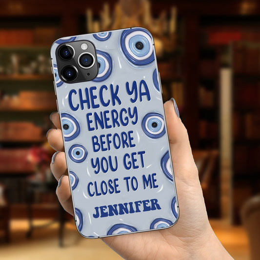 Check Ya Energy - Personalized Witch Phone Case