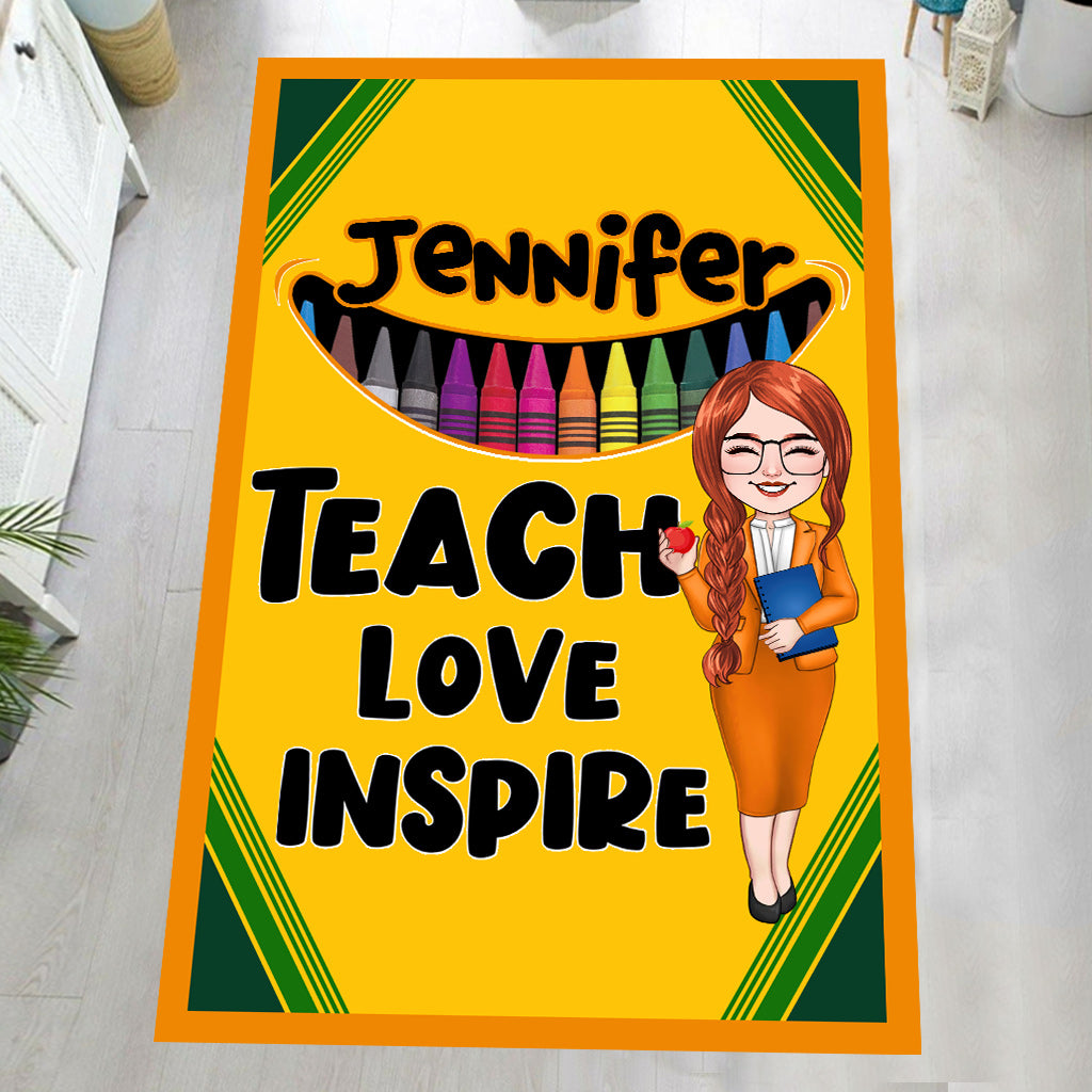 Positive Affirmations Butterfly - Personalized Butterfly Rug