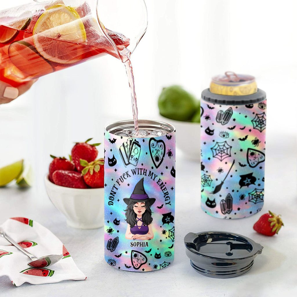 Don't F With My Energy - Personalized Witch Can Cooler