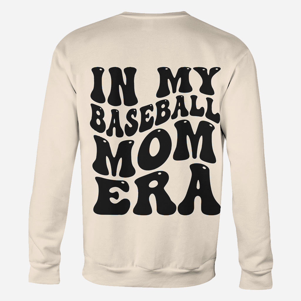 In My Baseball Mom Era - Personalized Baseball All Over Shirt