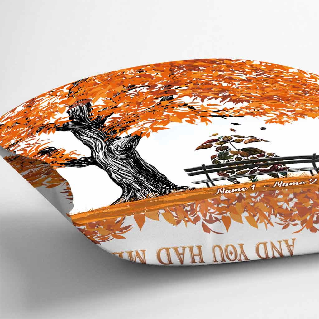 When We Get To The End - Personalized Couple Throw Pillow