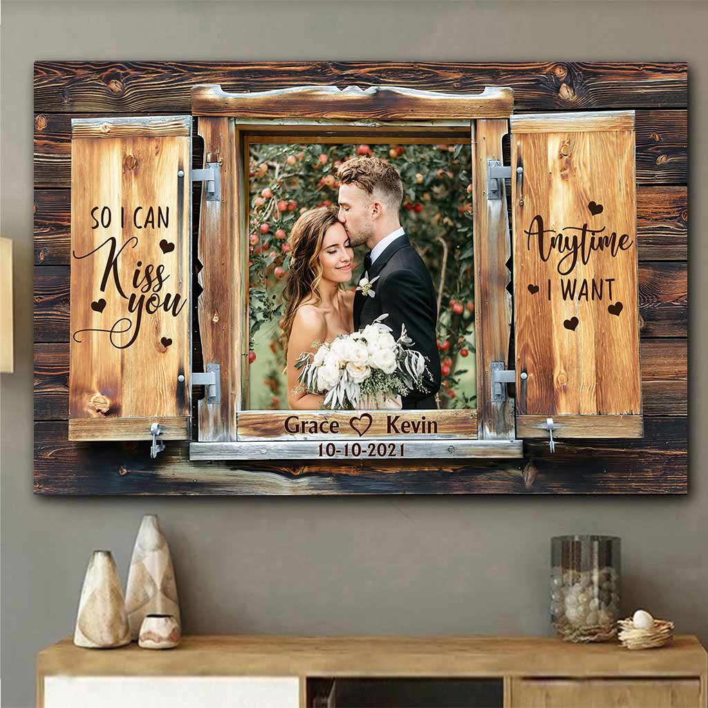 So I Can Kiss You - Personalized Couple Poster
