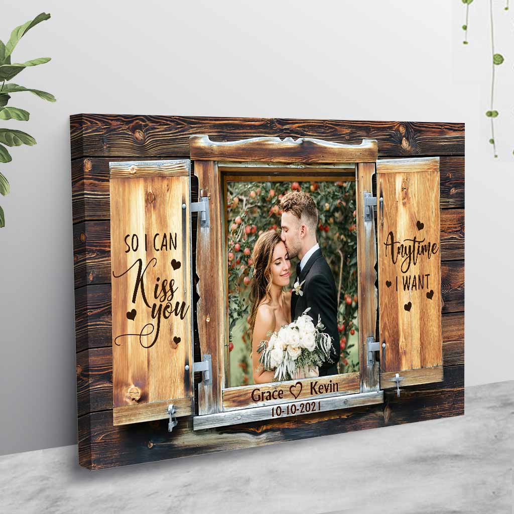 So I Can Kiss You - Personalized Couple Poster