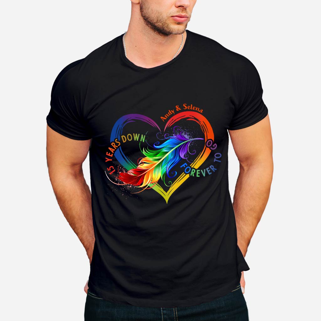 Forever To Go - Personalized Couple T-shirt and Hoodie