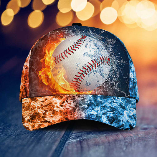 Baseball Cap With Printed Vent Holes