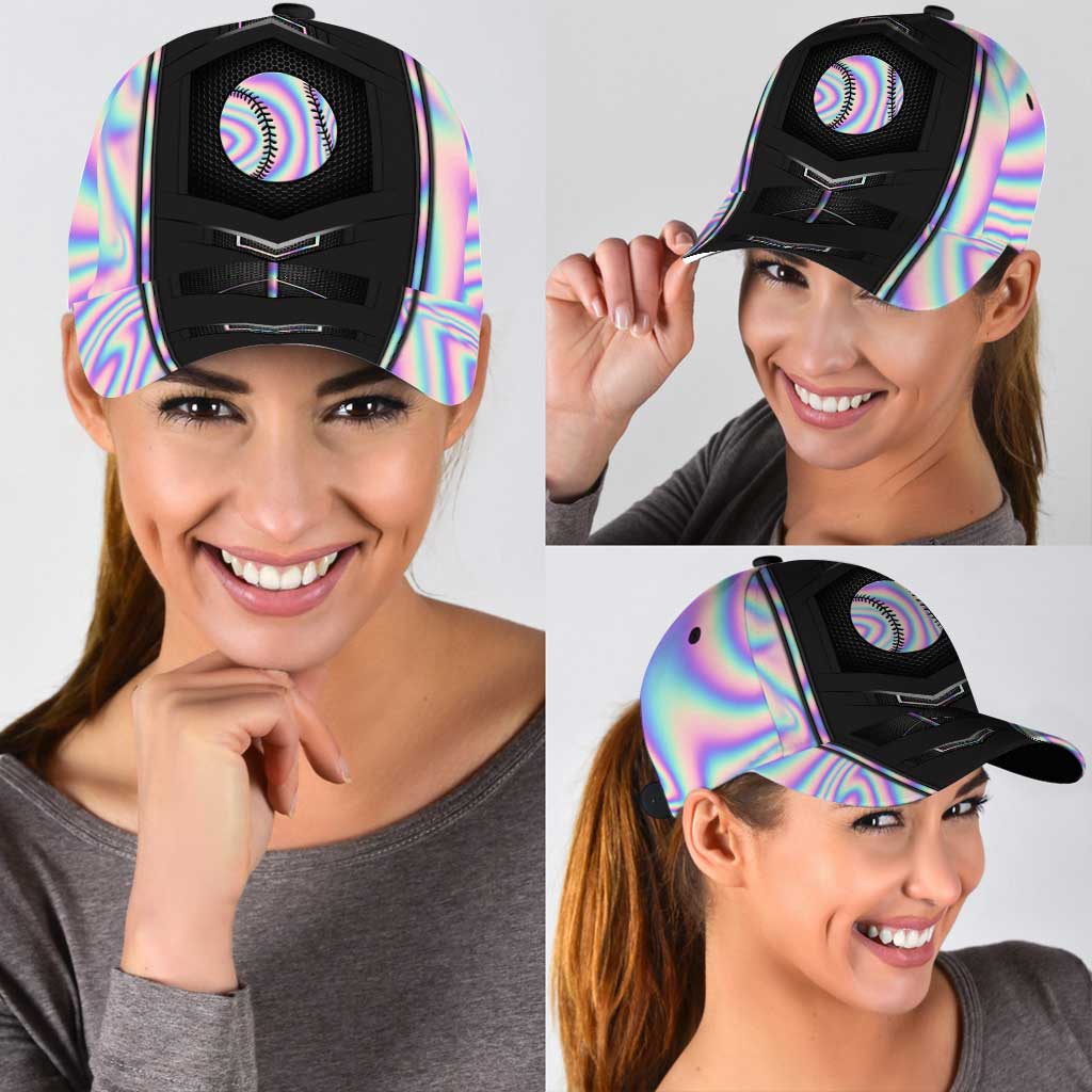 Love Baseball Cap With Printed Vent Holes