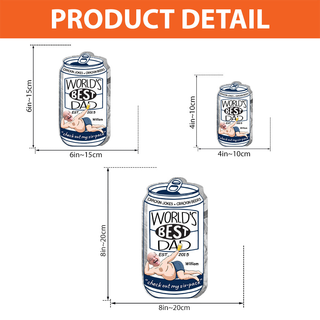 World's Best Dad - Personalized Father's Day Father Custom Shaped Acrylic Plaque