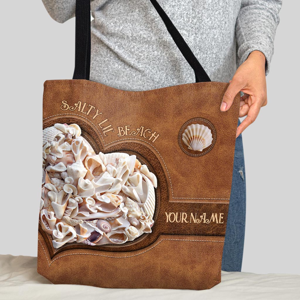 Salty Lil' Beach Customized Tote Bag