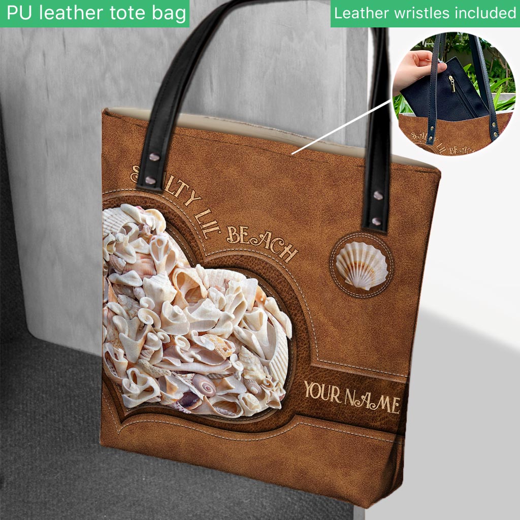 Salty Lil' Beach Customized Tote Bag