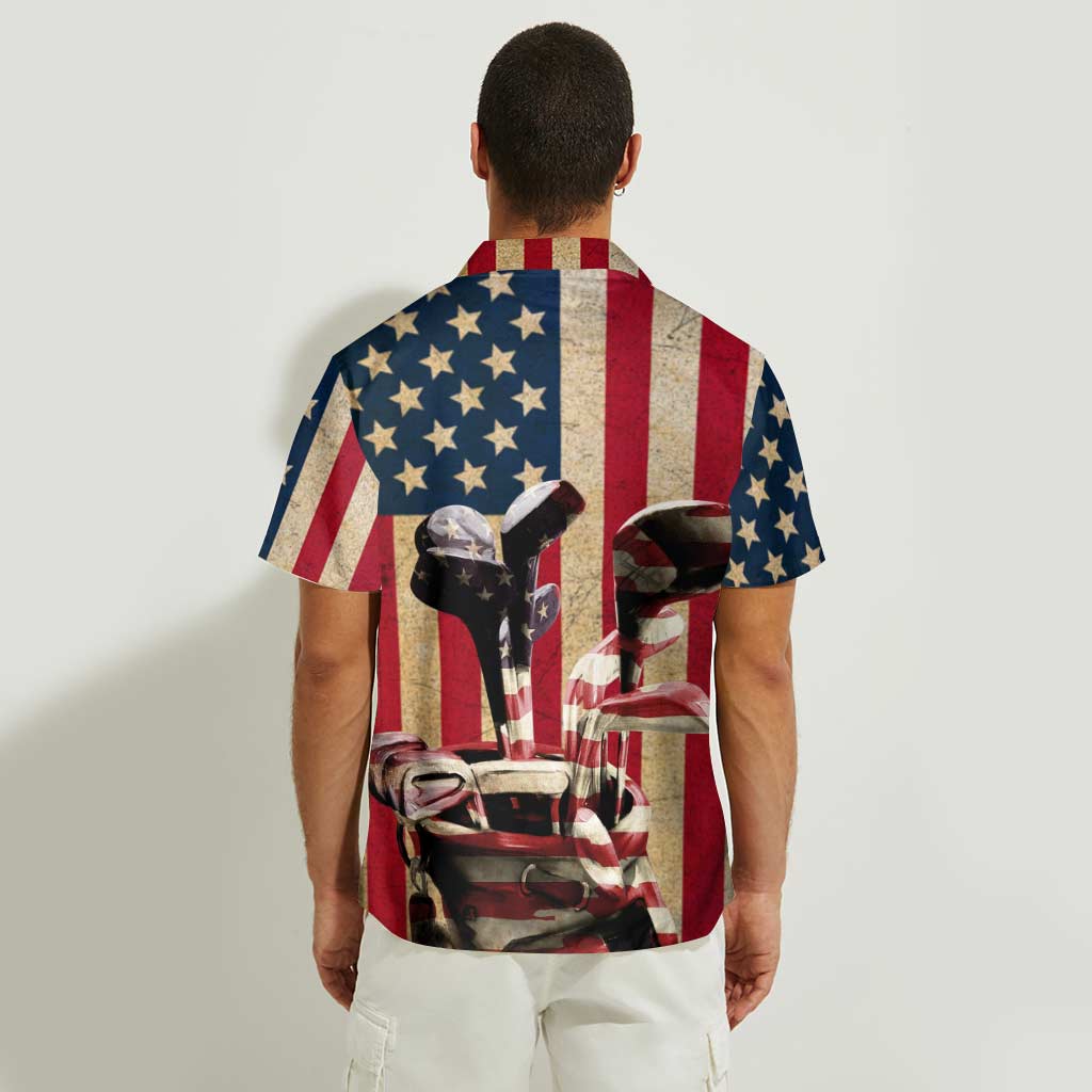 Freedom Golf Flag - Personalized Independence Day Hawaiian Shirt