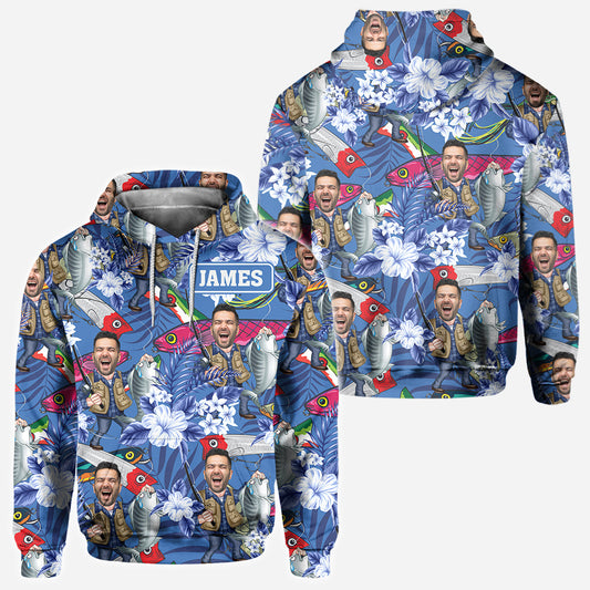 Lucky Fishing Shirt - Personalized Fishing All Over Shirt