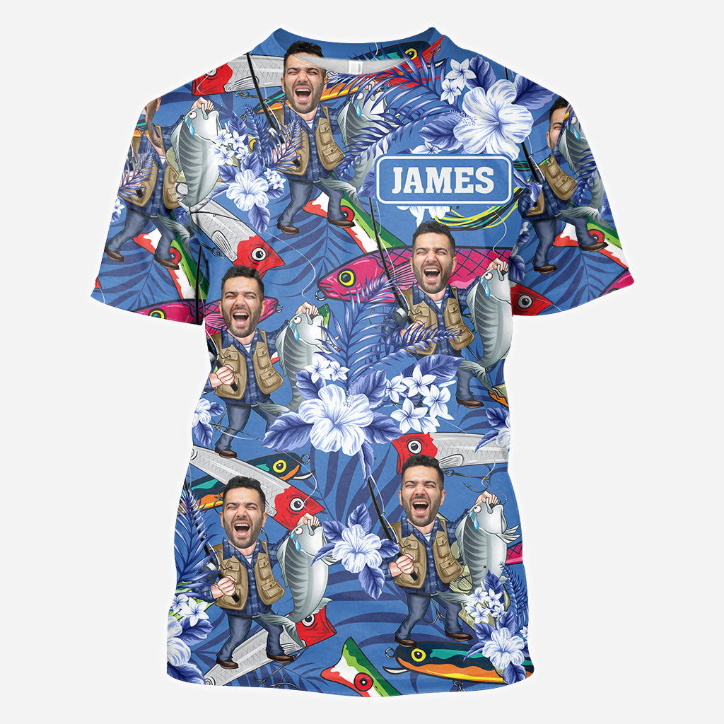 Lucky Fishing Shirt - Personalized Fishing All Over Shirt