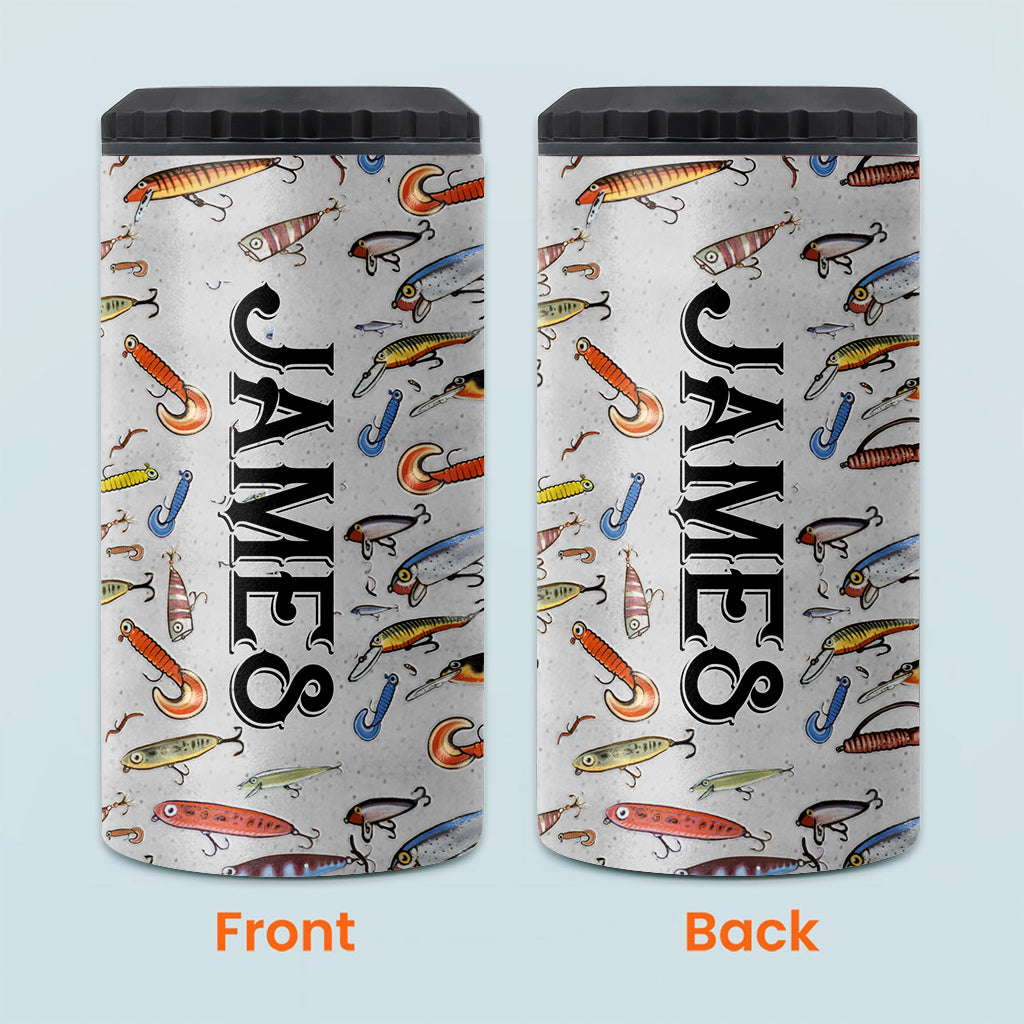 Fishing Lures - Personalized Fishing Can Cooler