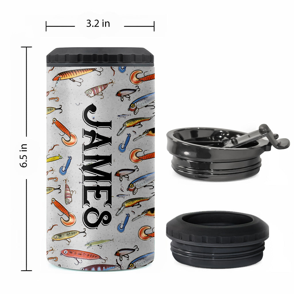 Fishing Lures - Personalized Fishing Can Cooler