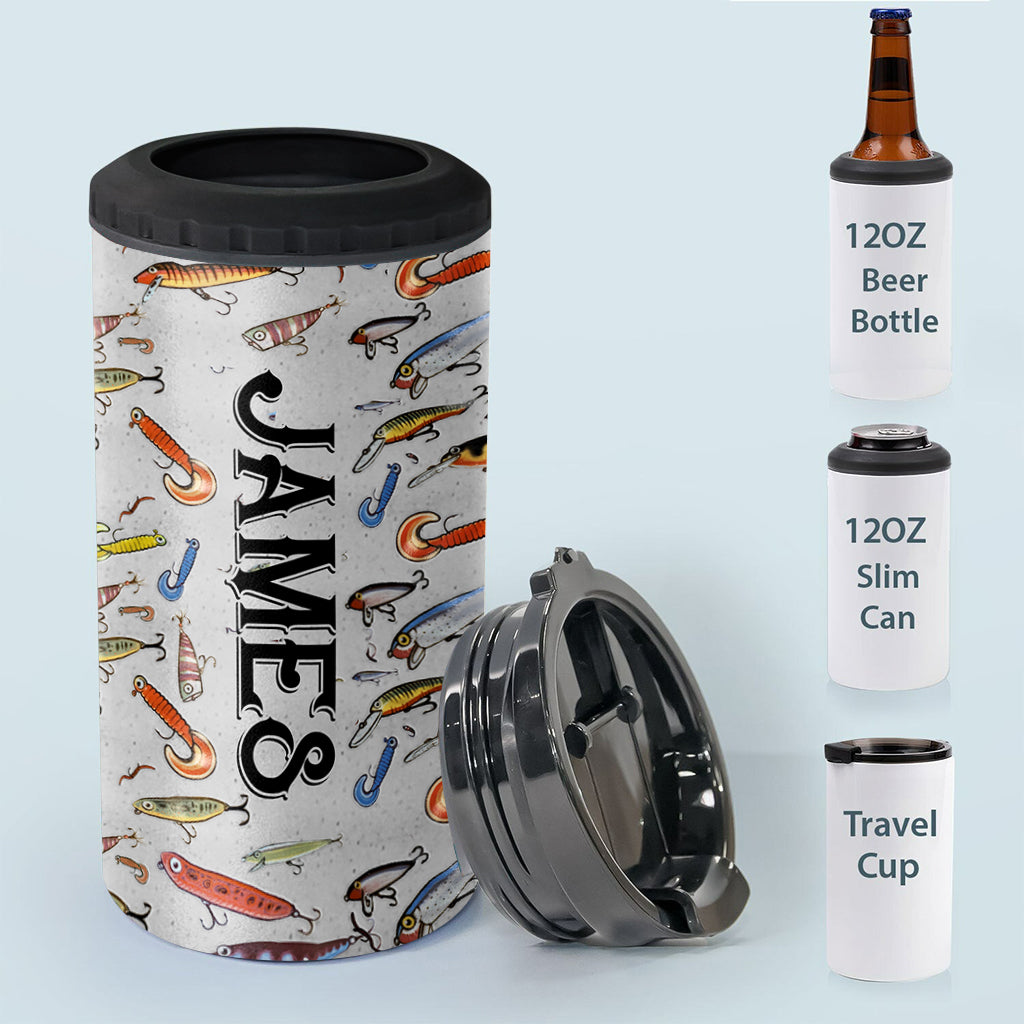 Fishing Lures - Personalized Fishing Can Cooler