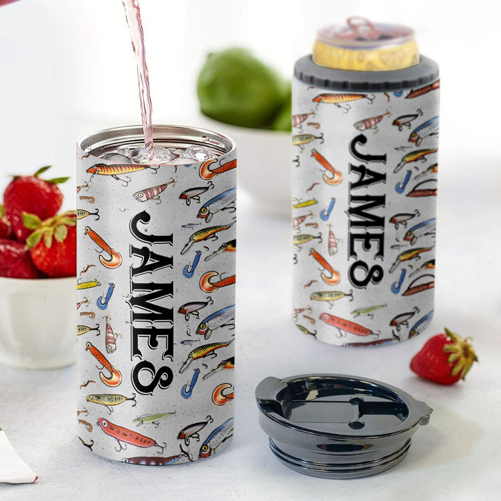 Fishing Lures - Personalized Fishing Can Cooler