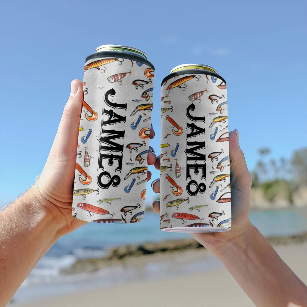 Fishing Lures - Personalized Fishing Can Cooler