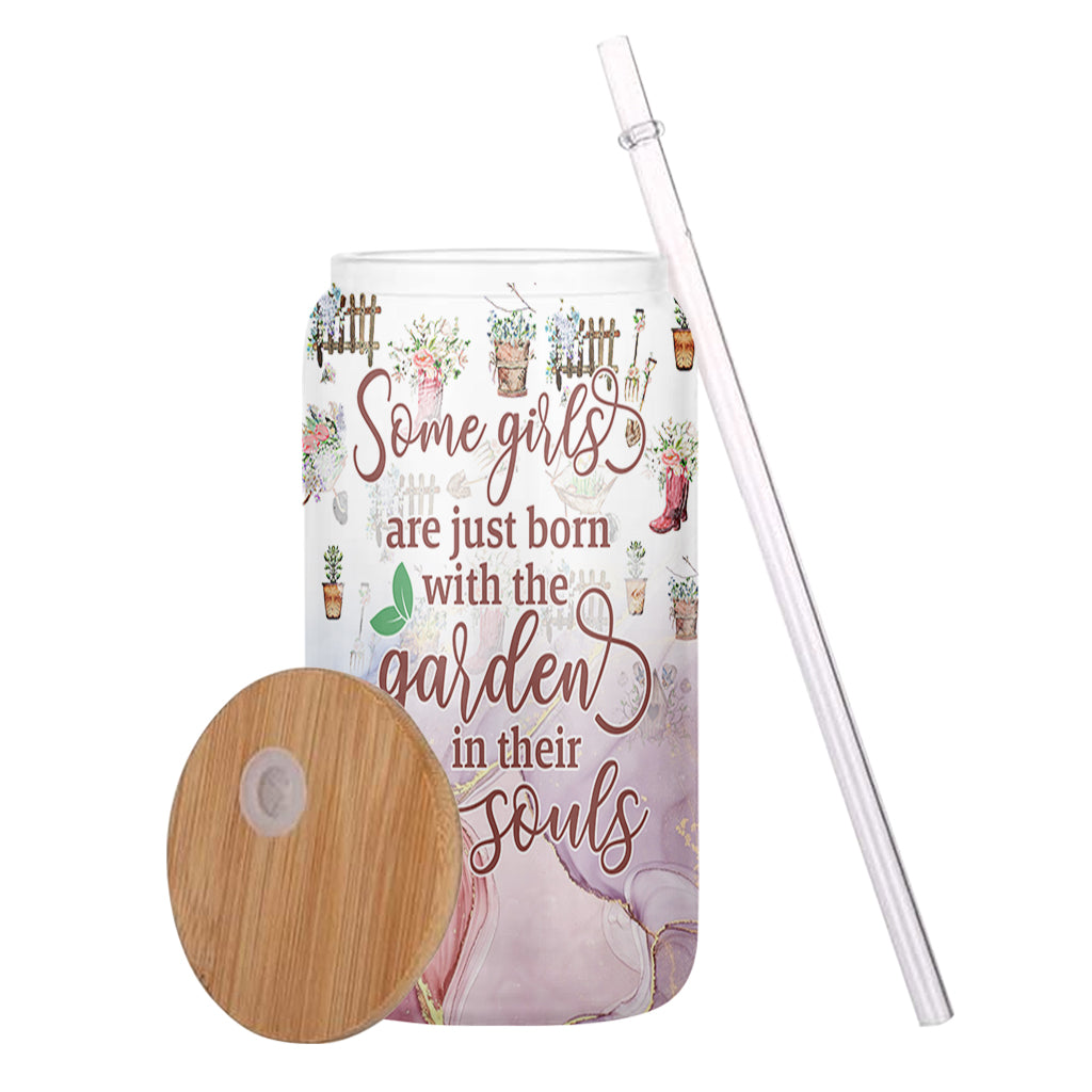 Some Girls - Personalized Gardening Can Glass