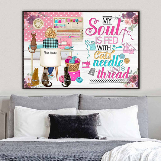 My Soul Is Fed - Sewing Personalized Poster