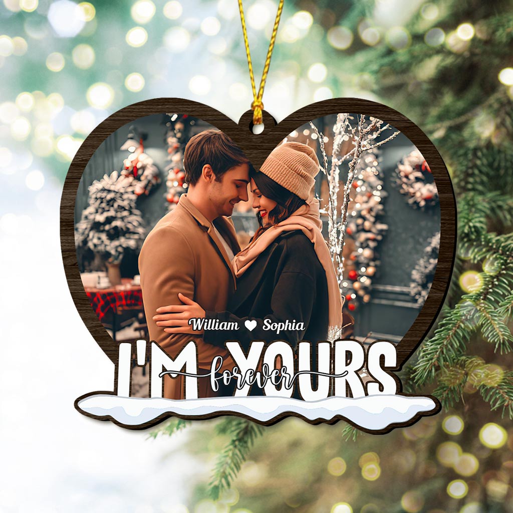 I'm Yours Forever - Christmas Personalized Couple Ornament
