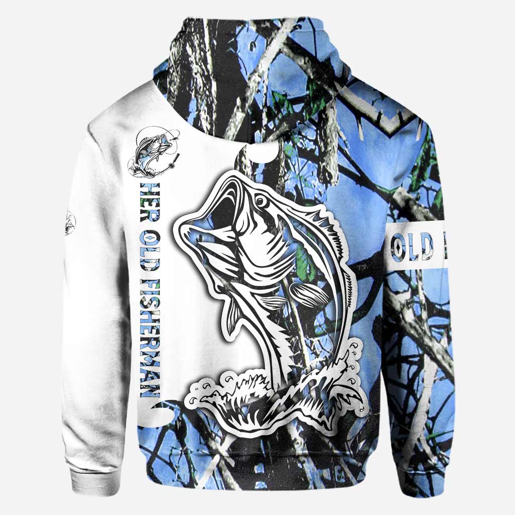 His Best Catch - Personalized Fishing All Over T-shirt and Hoodie