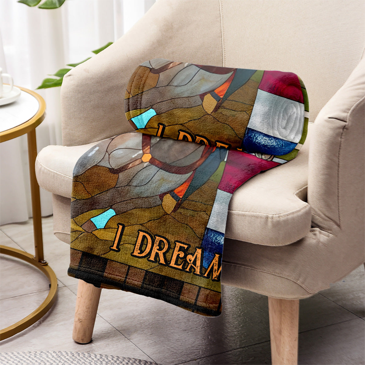 3 Barrels 2 Hearts 1 Dream - Personalized Horse Blanket