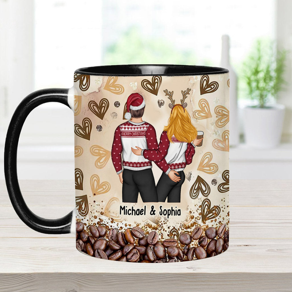 My Wife Is Hotter Than This Coffee - Personalized Couple Accent Mug
