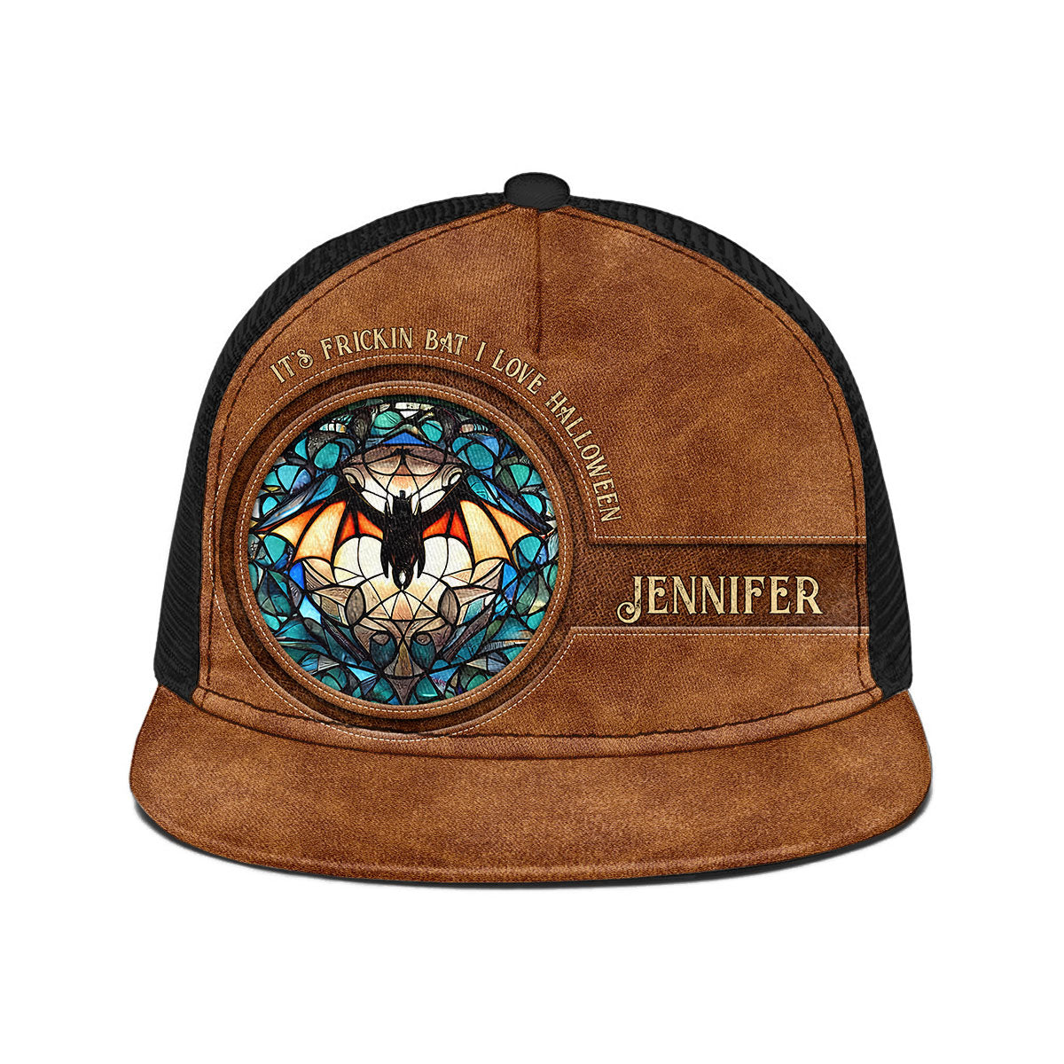 It's Frickin' Bat I Love Halloween - Personalized Witch Trucker Hat