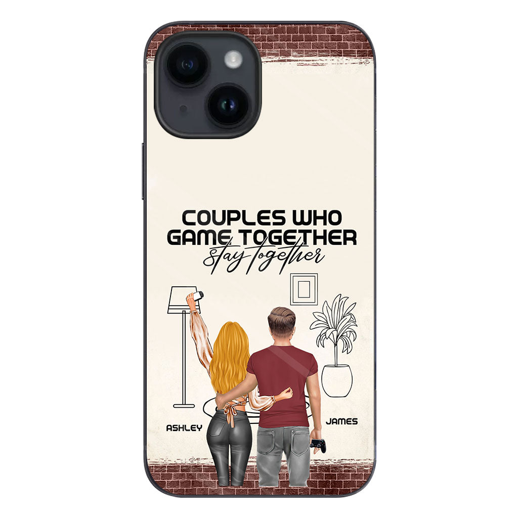 Couples Who Game Together Stay Together - Personalized Video Game Phone Case