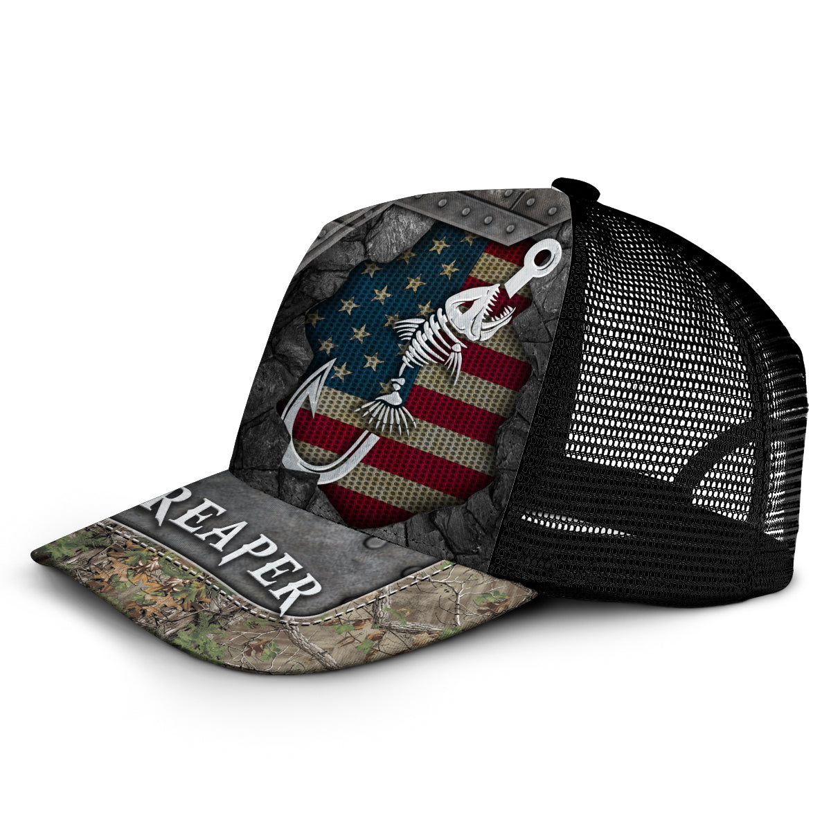Fish Reaper - Personalized Fishing Trucker Hat